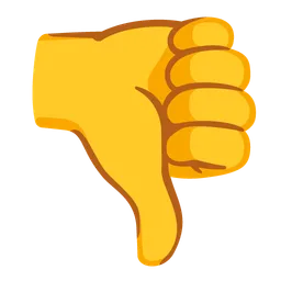 thumbs down