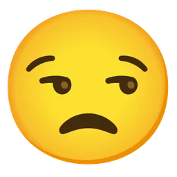 unamused face