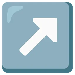 up-right arrow