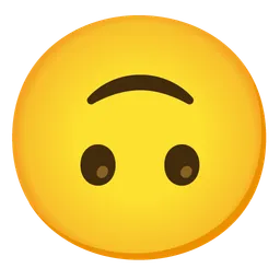 upside-down face