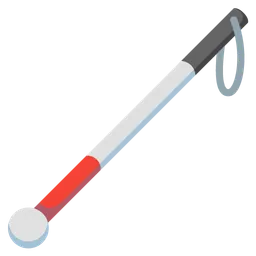 white cane