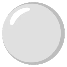 white circle