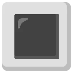 white square button