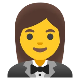 woman in tuxedo