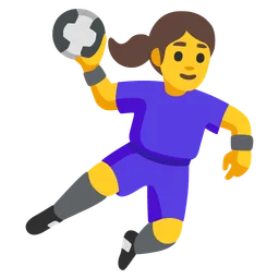 woman playing handball
