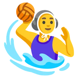 woman playing water polo