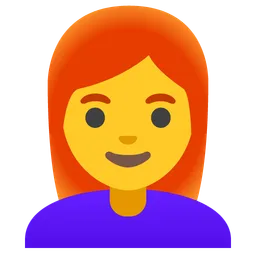 woman: red hair