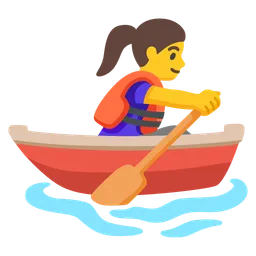woman rowing boat