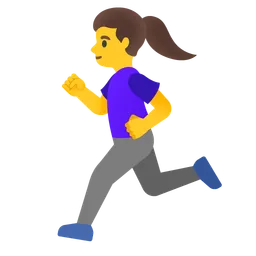 woman running