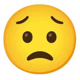 worried face