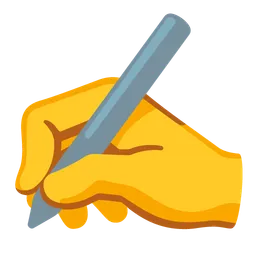 writing hand