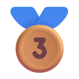 3rd place medal