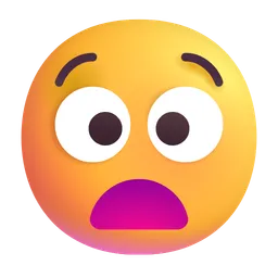 anguished face