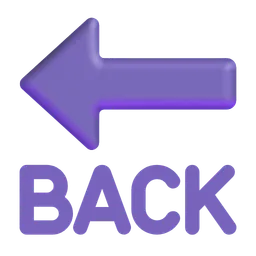 BACK arrow