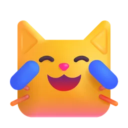 cat with tears of joy