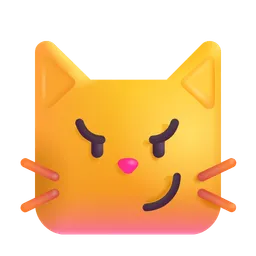 cat with wry smile