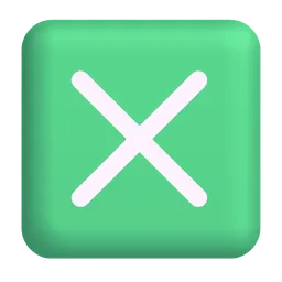 cross mark button
