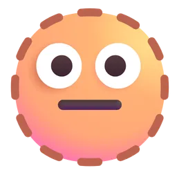 dotted line face