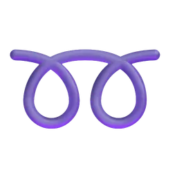 double curly loop