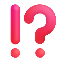 exclamation question mark