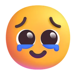 face holding back tears