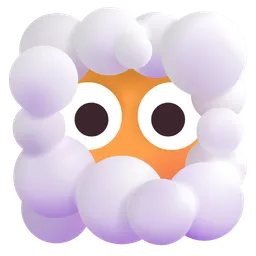 face in clouds