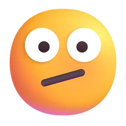 face with diagonal mouth