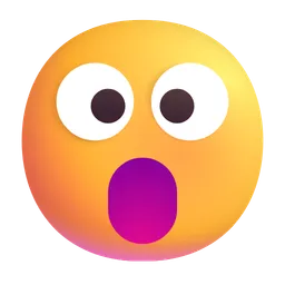 face with open mouth