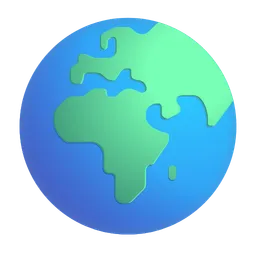 globe showing Europe-Africa