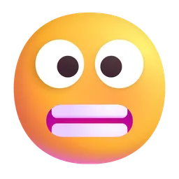 grimacing face