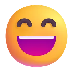 grinning face with smiling eyes