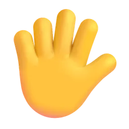 hand with fingers splayed