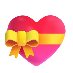 heart with ribbon