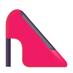 high-heeled shoe
