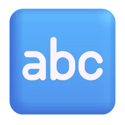 input latin letters