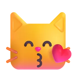 kissing cat