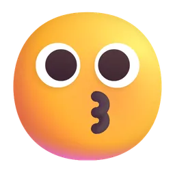 kissing face