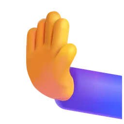 leftwards pushing hand