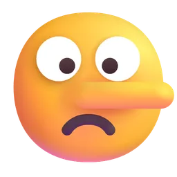 lying face