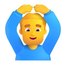 man gesturing OK