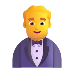man in tuxedo