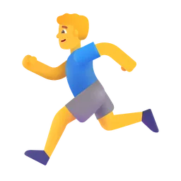 man running
