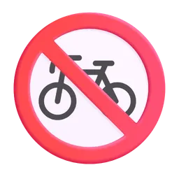no bicycles