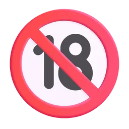 no one under eighteen