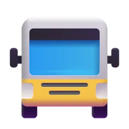 oncoming bus