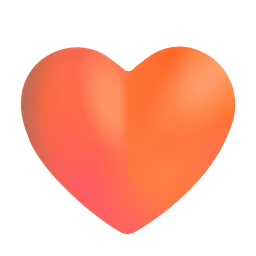 orange heart