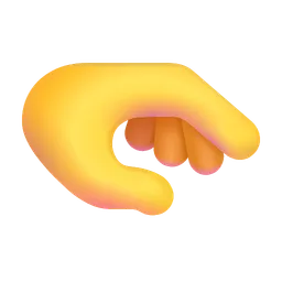 palm down hand