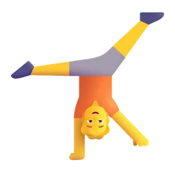 person cartwheeling