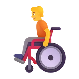person in manual wheelchair