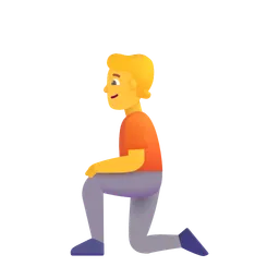 person kneeling
